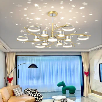 Светодиодная лампа для освещения люстр Star Projection Подходит для гостиной, спальни, офиса, кафе, квартиры, виллы и салона красоты