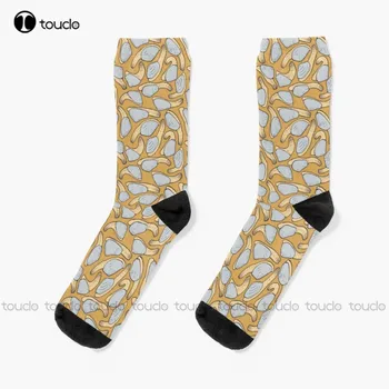 Новые носки Geoduck Clams, женские тренировочные носки, Персонализированные носки для взрослых унисекс на заказ, популярные подарки