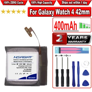 Аккумулятор HSABAT 400mAh EB-BR880ABY для Samsung Galaxy Watch 4 42 мм смарт-часов SM-R880