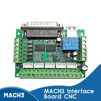 GTBL MACH3 Гравировальная Доска С ЧПУ 17 Портов 5-Осевой Драйвер Шагового Двигателя Интерфейс Изоляции Оптрона С USB-Кабелем