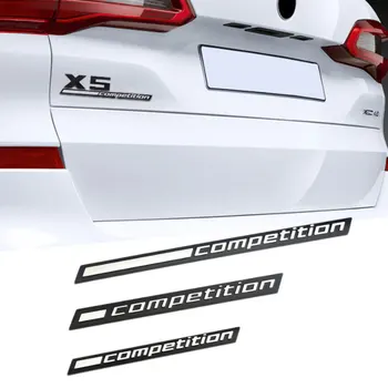 Для BMW M5 версия Thunder логотип X3M X4M M6M3c эмблема модифицированная буква конкурса значок автомобильные наклейки наклейка для украшения заднего багажника