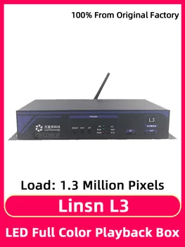 Linsn L3 Коробка асинхронного воспроизведения RGB Полноцветный модуль Система отправки карт Светодиодный экран дисплея WiFi USB Порт Видеоконтроллер