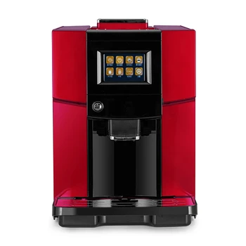 Коммерческая интеллектуальная полностью автоматическая кофемашина с сенсорным экраном для домашнего помола молочной пены, встроенная эспрессо-машина