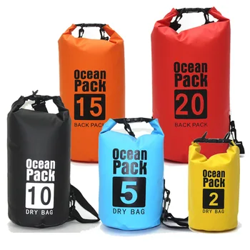 Сумка-ведро с защитой от воды, ПВХ, одинарная сумка на два плеча, уличная водонепроницаемая сумка, плавающая сухая сумка, сумка для хранения плавания