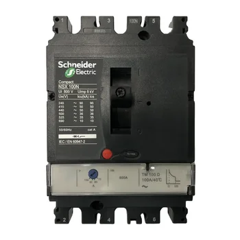Schneider NSX Series 36kA Vigi NSX160F TMD 3P / 4P 125A 160A Автоматический выключатель утечки в литом корпусе