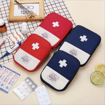 Аптечка первой помощи, Портативная дорожная Походная полезная мини-сумка для хранения лекарств, походная сумка для выживания в чрезвычайных ситуациях, футляр для таблеток