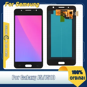 OLED Для Samsung Galaxy J5 2016 J510F J510Y ЖК-дисплей С Сенсорным Экраном Дигитайзер В Сборе Замена Samsung J5 2016 LCD