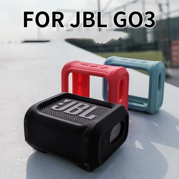Для динамика Jbl Go3 Портативный Силиконовый Защитный Чехол Спортивный Велосипедный Аудио Защитный Чехол От падения Magic Fixed Strap A9E8