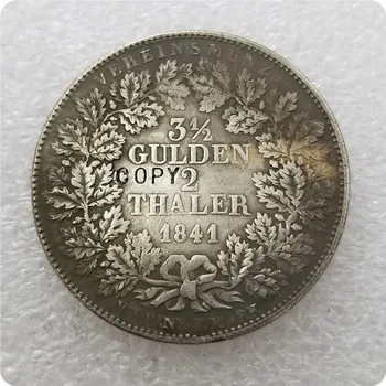 1841 Немецкие государства 2 Талера 3-1/2 Гульдена - Копия монеты Людвига I