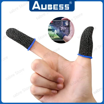 Игровой рукав для пальцев; Дышащие кончики пальцев для мобильных игр; Защита от пота; Сенсорный экран; накладки для пальцев; Чувствительный мобильный сенсорный экран.