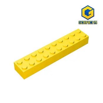Gobricks GDS-545 Brick 2 x 10 совместим с 3006 92538 детскими строительными блоками Technica для сборки своими руками