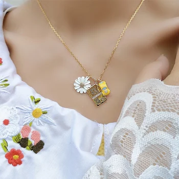 Ожерелье из жемчуга маргаритки от Niche sweet girls
