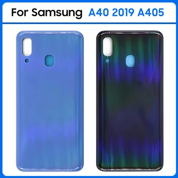 Новинка для Samsung Galaxy A40 2019 A405 SM-A405F A405DS Средняя Рамка Безель Задняя Крышка Батарейного Отсека Задняя Дверь A40 Корпус Чехол Заменить