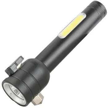 Портативный фонарик P60 High Power Led Torch USB Rechargeable Light Zoom USB Rechargeable Wiith COB Side Light Кемпинг Пешие прогулки