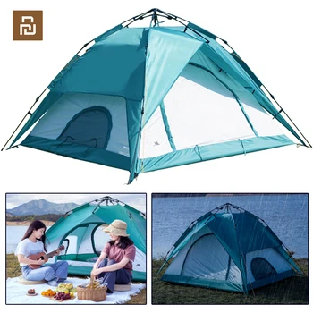 Портативная Гидравлическая Быстрооткрывающаяся палатка Для путешествий, Друг семьи, Непромокаемое укрытие от солнца, Автоматическая палатка для рыбалки, Палатка для пикника на открытом воздухе