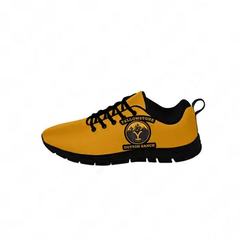 Кроссовки Yellowstone Мужская Женская Подростковая Повседневная Обувь Холст Для Бега Тканевая Обувь С 3D Принтом Косплей Дышащая Легкая обувь