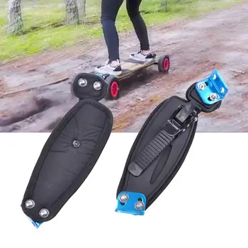 Черный 2шт Практичный ремешок для ног для горного скейтборда, Компактное устройство для крепления ног, Тонкая работа для развлечений