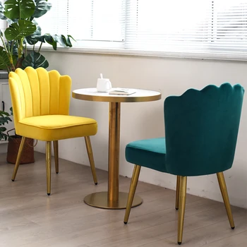 Мебель для кухни Nordic Home, Обеденный стул, Креативная Современная мебель для гостиной, Высокое кресло для отдыха, Туалетный стул для спальни CN