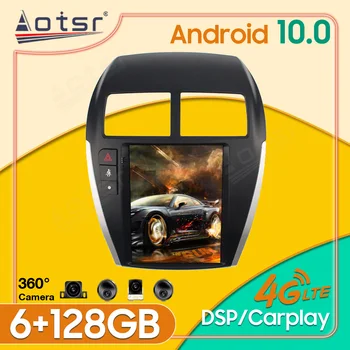 Android10 128G для Mitsubishi ASX 2013-2018, автомобильная стереосистема, радио, GPS-навигатор, магнитофон, головное устройство, Мультимедийный плеер, камера 360