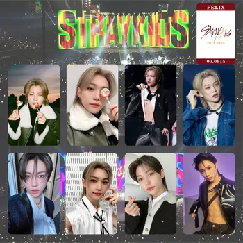 Kpop Idol 8 шт. /компл. Альбом открыток Lomo Card Stray Kids MANIAC, Новая коллекция открыток для фотопечати, подарки для поклонников картин