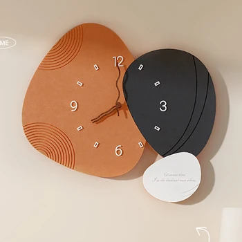Минималистичный дизайн настенных часов, Бесшумные Кварцевые Классические Настенные Часы для спальни, Эстетичный Роскошный дизайн Wandklok Room Decorarion GXR45XP