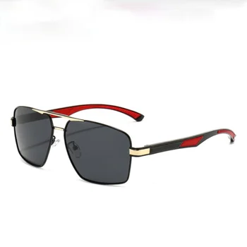 2023 Vintage Sunglasses Men Aluminum-magnesium Polarized Brand Design Outdoor Driving Солнцезащитные очки