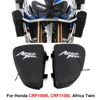Мотоциклетная Рама Crash Bars Водонепроницаемая Сумка Для Ремонта Инструмента Сумка Для Размещения Honda CRF1000L Africa Twin CRF1100L Adventure Sports