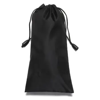 1 шт. сумки для солнцезащитных очков с завязками мягкого черного цвета, чехол для очков от близорукости, аксессуары для очков, держатель для очков
