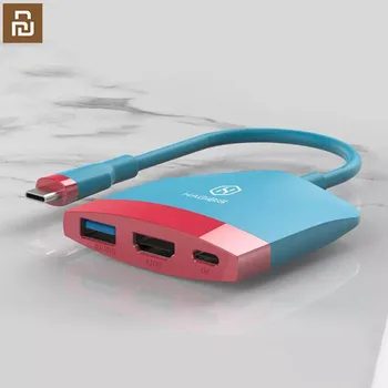 Конвертер / Док-станция Youpin Type-C USB 3 0 + HDMI + Pd100w Блок Питания, Коммутатор Мобильного Телефона, Планшетного Ноутбука