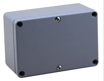 Коробка из литого алюминия, водонепроницаемая коробка, подвесной корпус из металла для наружного управления 160 * 100 * 60 мм