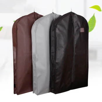 Расширяющийся чехол для одежды из нетканого материала, Пылевлагозащищенный подвесной мешок для зимней одежды, защита для меховой шубы AHD001