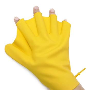 1 пара плавательных перчаток с перепонками, водонепроницаемые тренировочные перчатки для фитнеса, силиконовая плавательная перчатка для дайвинга, варежки для тренировок по плаванию
