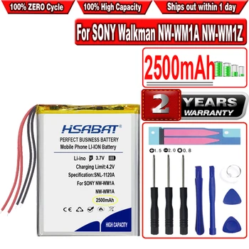 Аккумулятор HSABAT 2500 мАч для плеера SONY Walkman NW-WM1A NW-WM1Z 5-проводной