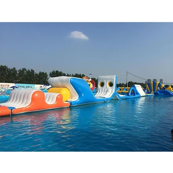 Гигантская надувная игровая площадка для водных видов спорта, Надувной аквапарк