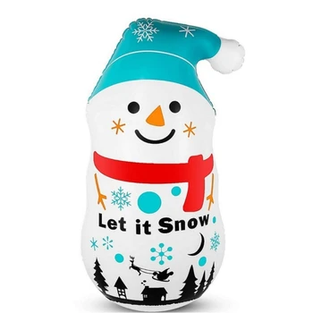 Рождественский надувной снеговик с мультяшным снеговичком, украшение для вечеринки на открытом воздухе, Прямая доставка