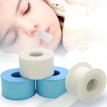 1 рулон регулируемых наклеек против храпа, клейкая лента для коррекции рта, полоска для сна, улучшающая дыхание, носовая полоска, ночной пластырь, снотворное средство