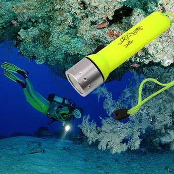 F5 Профессиональное Водонепроницаемое оборудование для подводного плавания со светодиодным фонариком для подводного плавания со светодиодными фонариками для подводного плавания с факелом Linterna