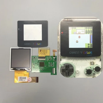2,2-дюймовые комплекты ЖК-экранов GBC для Gameboy Color IPS ЖК-экран высокой яркости для игрового экрана GBC IPS не требует резки и сварки