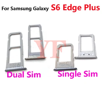 Для Samsung Galaxy S6 Edge Plus Edge + G928 G928F Лоток Для Sim-карт Слот для Карт Памяти SD Держатель Адаптера Запчасти Для Ремонта смартфонов