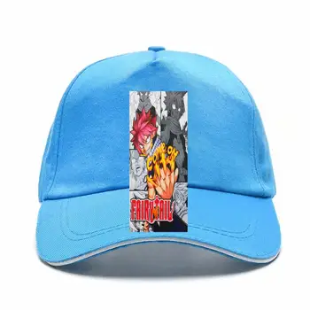 2022 Новая мужская шляпа Унисекс Fairy Tail Natsu Dragneel Manga Strip Anime Бейсбольная кепка Bill Hats СО ВСЕМИ регулировками Bill Hats Hat