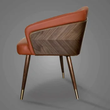 Минималистичный обеденный стул для гостиной С акцентом На Деревянные высококачественные кресла для отдыха, удобная домашняя мебель Sillas Comedores HY50DC