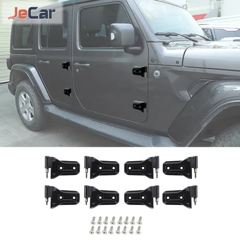 JeCar Iron Metal Универсальные Автомобильные Дверные Петли Защитные Чехлы для Jeep Wrangler JL/JT Gladiator 2018 UP Аксессуары Для Украшения