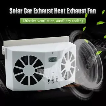 Солнечный Автомобильный вытяжной вентилятор Многоцелевой Автомобильный вентилятор Портативный Универсальный вентилятор охлаждения радиатора UD88