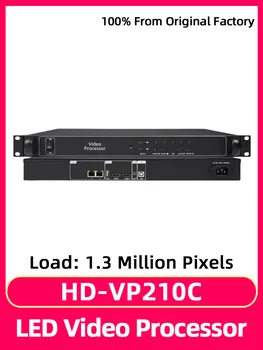 Полноцветный светодиодный дисплей HD-VP210C, видеопроцессор, 2-в-1, синхронный системный контроллер, Воспроизведение по USB