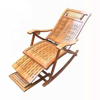 Высококачественное кресло-качалка для отдыха, кресло-качалка для отдыха в помещении и на улице, Антикварное Бамбуковое кресло-качалка