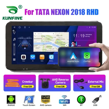 10,33 Дюймовый Автомобильный Радиоприемник Для TATA NEXON 2018 RHD 2Din Android Восьмиядерный Автомобильный Стерео DVD GPS Навигационный Плеер QLED Экран Carplay
