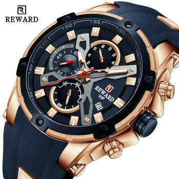 НАГРАДНЫЕ повседневные спортивные часы для мужчин, лучший бренд, роскошные военные водонепроницаемые наручные часы, мужские часы, модный хронограф, наручные часы