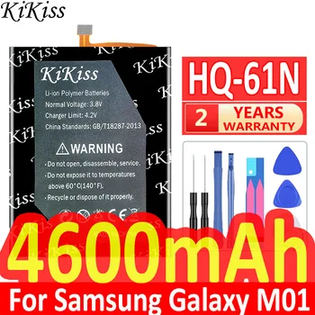 KiKiss 4600 мАч HQ-61N HQ61N Аккумулятор для Samsung Galaxy Battery M01 M 01 Sm-m015f Аккумулятор Высокой емкости + номер трека