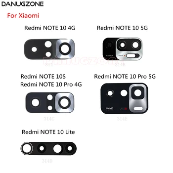 2 шт./лот Для Xiaomi Redmi NOTE 10 Pro Lite 10S 4G 5G Задний Объектив Задняя Камера Стеклянный Объектив Зеркало