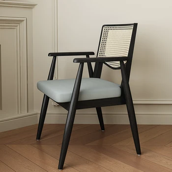 Кофейные минималистичные стулья в скандинавском стиле Пластиковый Компьютерный уличный стул для столовой Офисные шезлонги Salle Manger Кухонная мебель